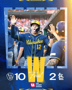Image post by @Brewers on Twitter