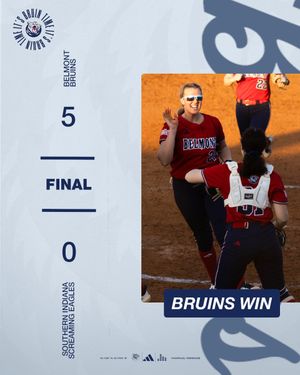 Image post by @BelmontSoftball on Twitter