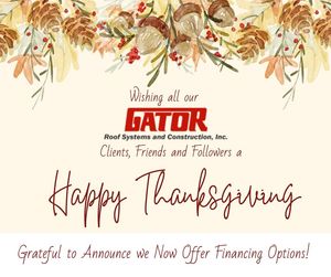 Image post by @GatorRoofingSystems on Facebook