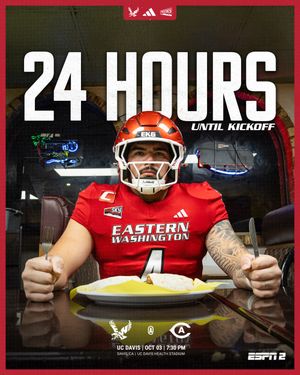 Image post by @ewu_football on Instagram