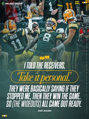 Image post by @packers on Twitter