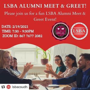 Image post by @lsbaalumni on Instagram