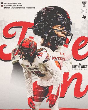 Image post by @TexasTechFB on Twitter