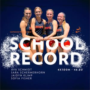 Image post by @hopecollegetrack on Instagram