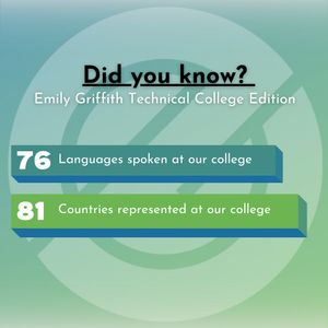 Image post by @emilygriffithtechnicalcollege on Instagram