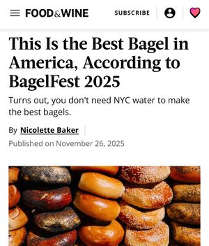 Image post by @bagelfest on Instagram