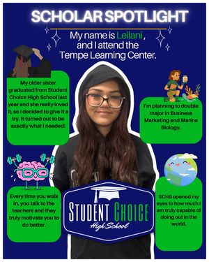 Image post by @studentchoicehs on Instagram