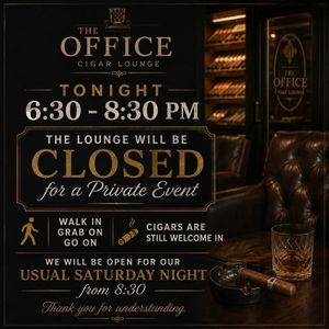 Image post by @theofficecigarlounge1 on Instagram