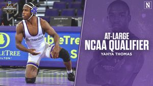 Image post by @NUWrestle on Twitter