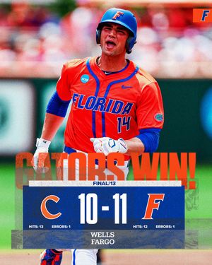 Image post by @GatorsBB on Twitter