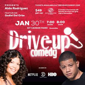 Image post by @driveupcomedy on Instagram