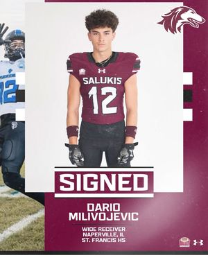 Image post by @SalukiFootball on Facebook