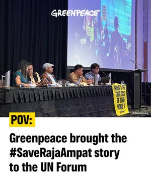 Image post by @greenpeace on Instagram