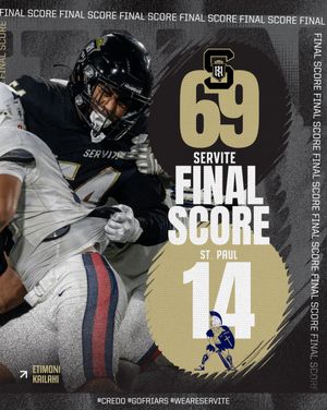 Image post by @servite_sports on Instagram