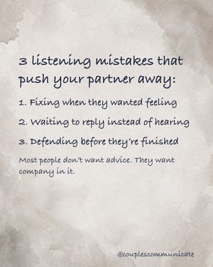 Image post by @couplescommunicate on Instagram