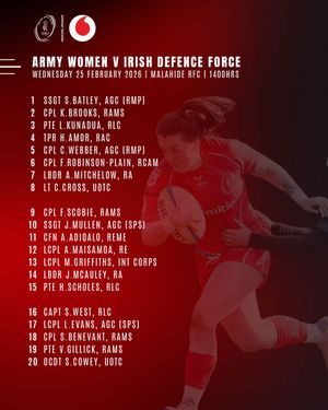 Image post by @armyrugbyunion on Instagram