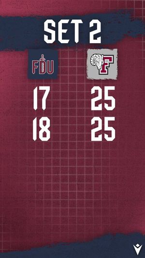 Image post by @FDUKnightsWVB on Twitter