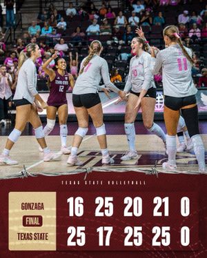 Image post by @txstatevolleyball on Instagram