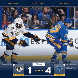 Image post by @predsnhl on Instagram