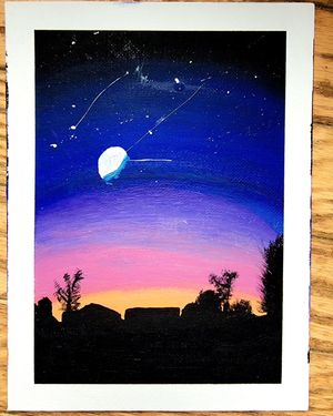Image post by @painting_indy on Instagram