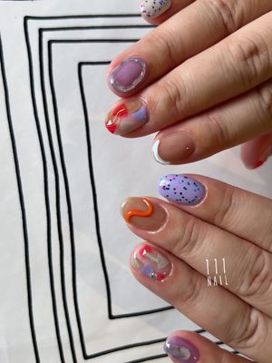 Image post by @111nail_omotesando on Instagram