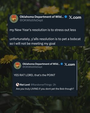 Image post by @okwildlifedept on Instagram
