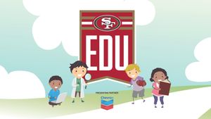 Video post by @49ersFoundation on Facebook