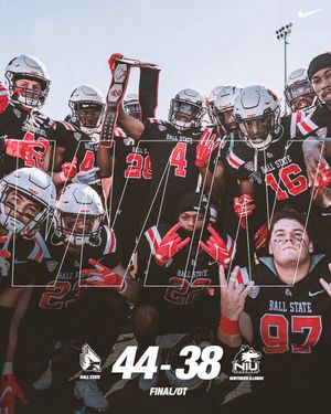 Image post by @BallStateFB on Twitter