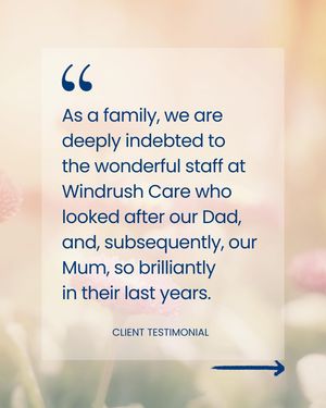 Image post by @windrushcare on Instagram