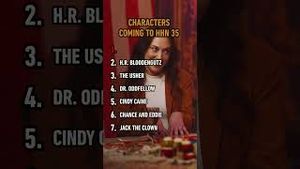 Video post by @halloweenhorrornights on YouTube