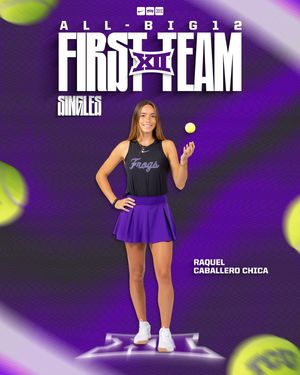 Image post by @tcuwomenstennis on Instagram