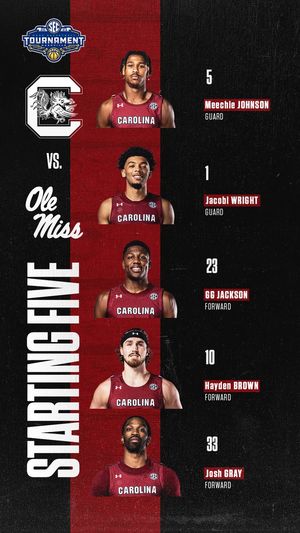 Image post by @GamecockMBB on Twitter