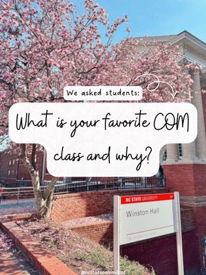 Image post by @ncstatecommdept on Instagram