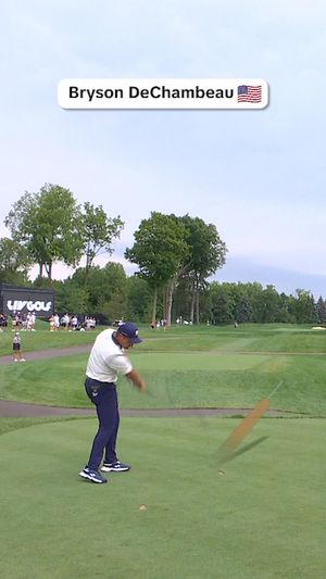 Video post by @livgolfleagueofficial on Facebook