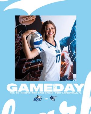 Image post by @nsu_vball on Instagram