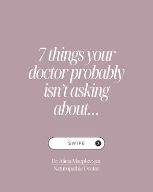 Image post by @dr.aliciamacpherson on Instagram