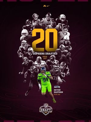 Image post by @GopherFootball on Facebook