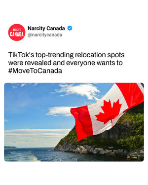 Image post by @narcitycanada on Instagram