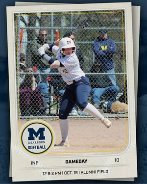 Image post by @umdearbornsoftball on Instagram