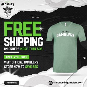 Image post by @Austin_Gamblers on Twitter