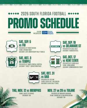 Image post by @usfathletics on Instagram