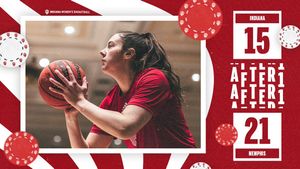 Image post by @IndianaWBB on Twitter
