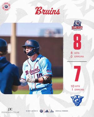 Image post by @BelmontBaseball on Twitter