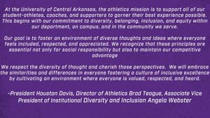 Image post by @UCAAthletics on Twitter
