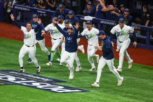 Image post by @RaysBaseball on Twitter/X