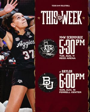 Image post by @aggievolleyball on Instagram