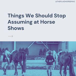 Image post by @theplaidhorsemag on Instagram