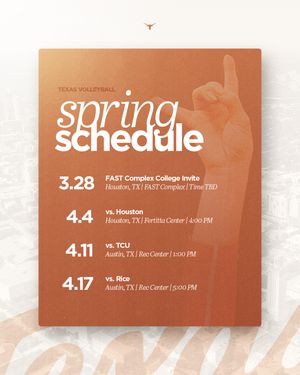 Image post by @texasvolleyball on Instagram