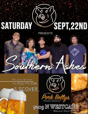Image post by @SouthernAshesMusic on Facebook