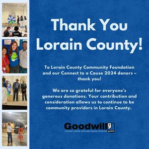 Image post by @goodwillloraincounty on Instagram